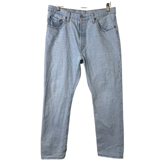 32x30 Levis 501 XX Light Wash Button Fly Jeans Grunge Straight Leg Denim Classic - Picture 1 of 9
